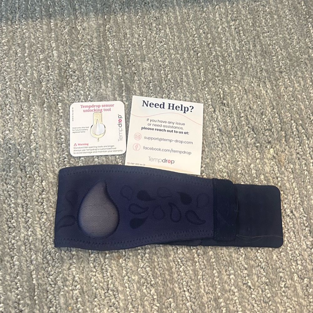 Tempdrop 2.0 Fertility Monitor and accessories!